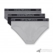 Quần lót nam EA Core Logo Band Brief 3-pack Black/Steel/Grey